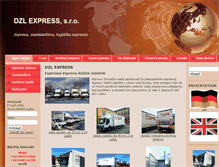 Tablet Screenshot of dzlexpress.sk